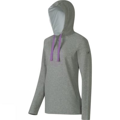 Sudadera Con Capucha Mammut Mammut Logo ML Mujer - Gris / Moradas - Chile TOL162458